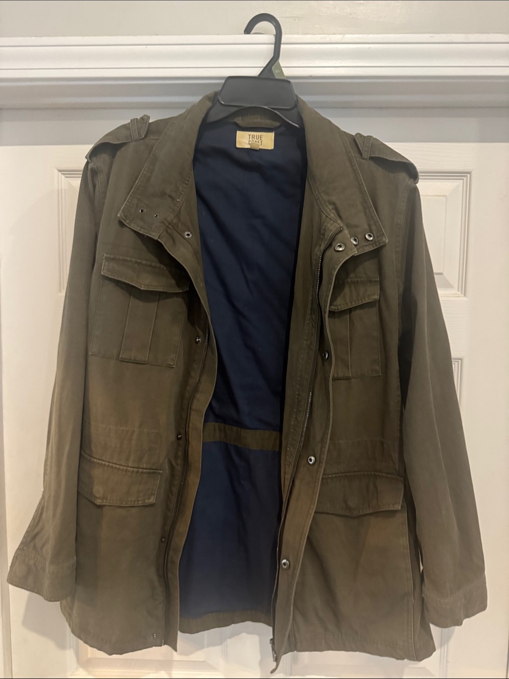 True Craft Olive & Navy Military Field Jacket